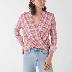 Splendid Backyard Plaid Top size XL